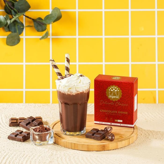 

Promo Minuman Coklat Rendah Kalori dengan Gula Sorghum | Cokelat Bubuk truOrganic Delicate Classic 1 Box (5 Sachet)