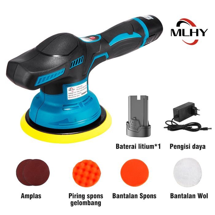 MLHY Mesin Polisher Mesin poles body mobil motor Alat poles mobilPolisher Machine car Wireless mesin