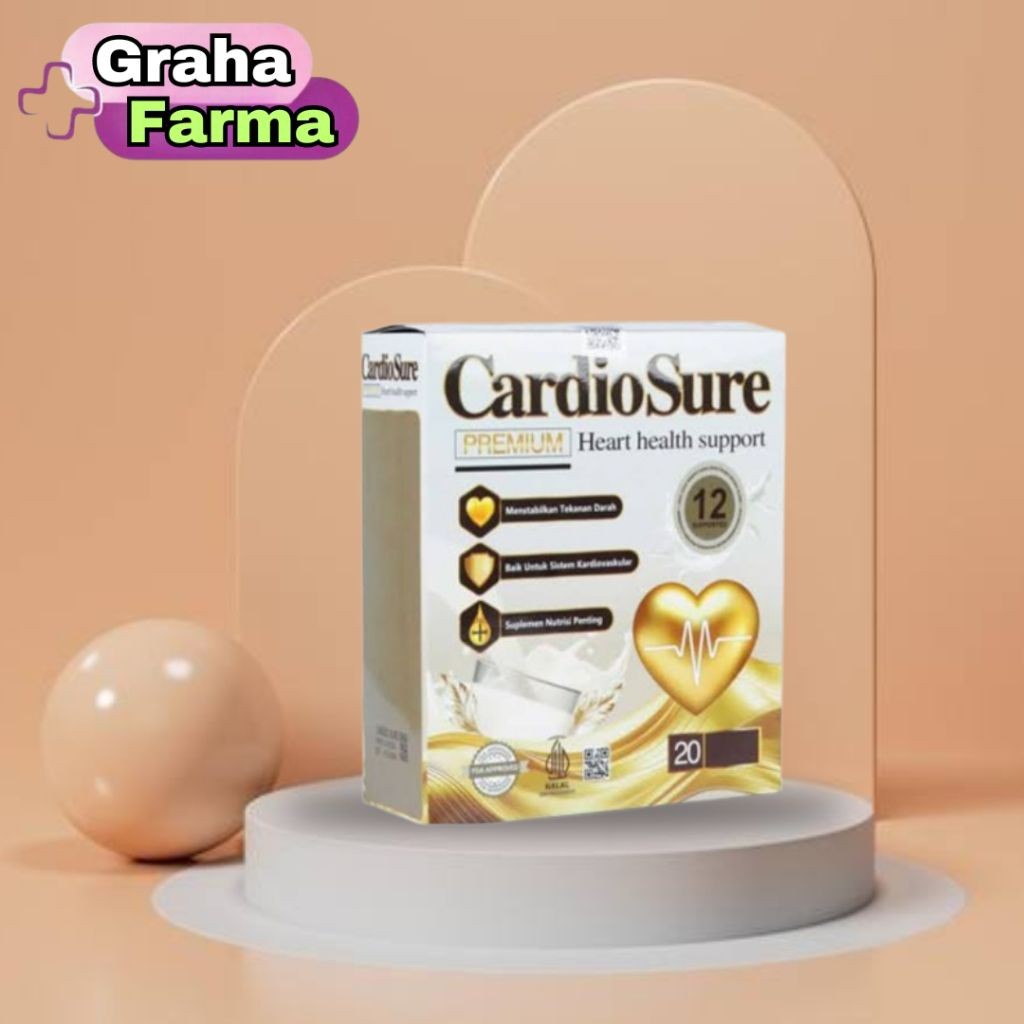 

CARDIOSURE MILK CARDIO SURE SUSU HIPERTENSI JANTUNG ASAM URAT KOLESTEROL