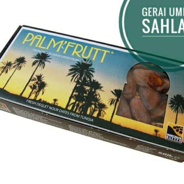 

( MURAH ) Kurma Palm Frutt 500 gr - Kurma Tangkai Tunisia 500gr - Kurma Enak