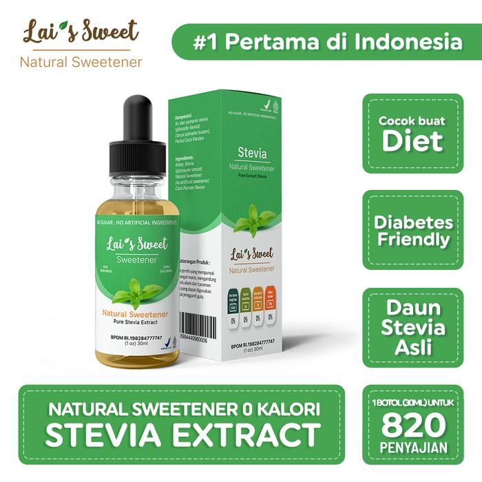 

Promo Stevia Cair Original Flavor Flavor 30 ML Stevia Cair