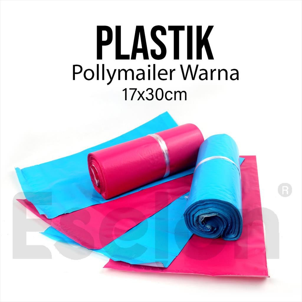 

♚Plastik Polymailer WARNA 17*30 HD ±100pcs / Plastik Packing WARNA♚