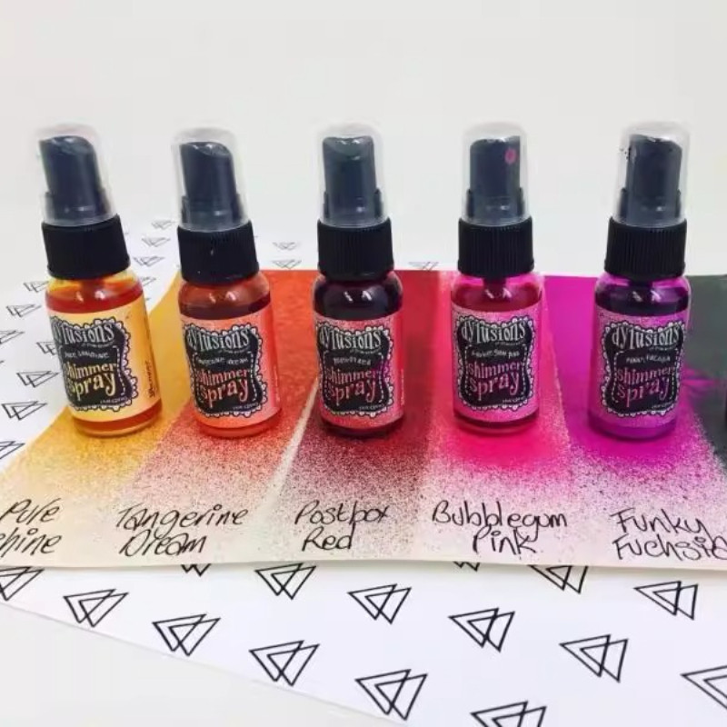 

29ml/ Bottle Water-based Shiny Spray Pigment DIY Envelope/birthday Greeting Card/Handmade Ledger Painting Decorative Pigment