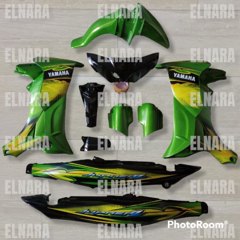 Full Set Body Bodi Halus Jupiter Z New/Burhan Warna Hijau