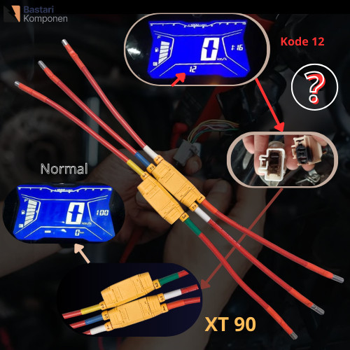 NURYANTO.SHOP X90 Soket Spull Yamaha Aerox 155, New NMAX, Lexi 125, Anti Erro Kode 12 / Tipe XT 90
