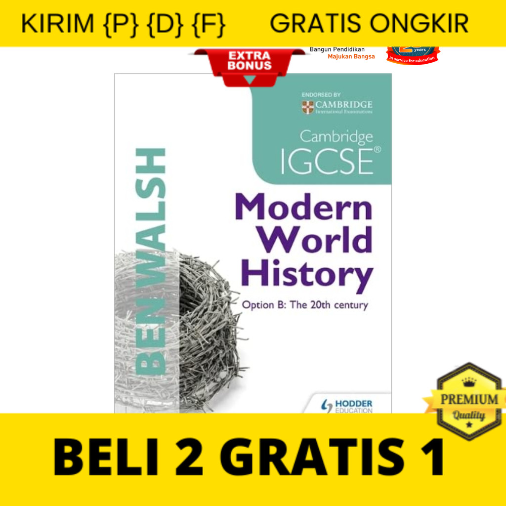 

{P} {D} {F} Cambridge IGCSE Modern World History | Buku History Sejarah SMP-SMA