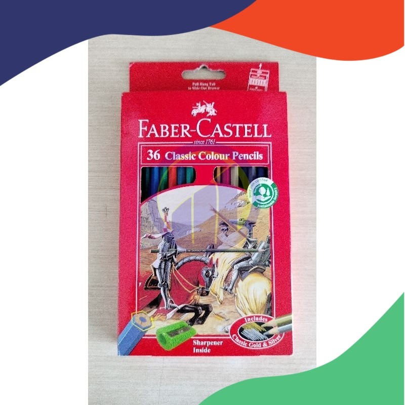

(SET) Pensil 36 Warna Faber Castell Classic Colour