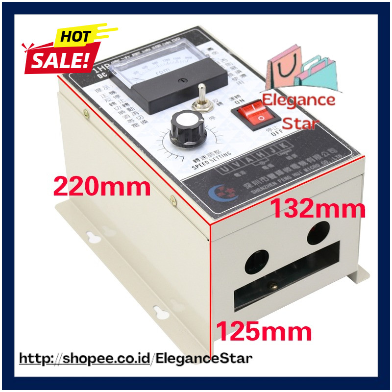 1HP DC Speed Control  DC Motor Governor 220V 750W  Controller Speed Driver Without CW CCW Rotation S