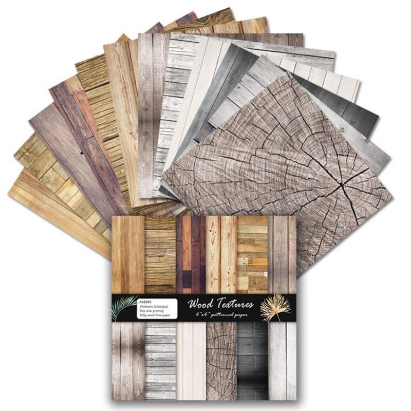 

Wood-free Scrapbook Paper Pad Assorted Pattern Decoupage Cardstock Single-Sided Vintage DIY Cardmaking Supplies Junk Journaling