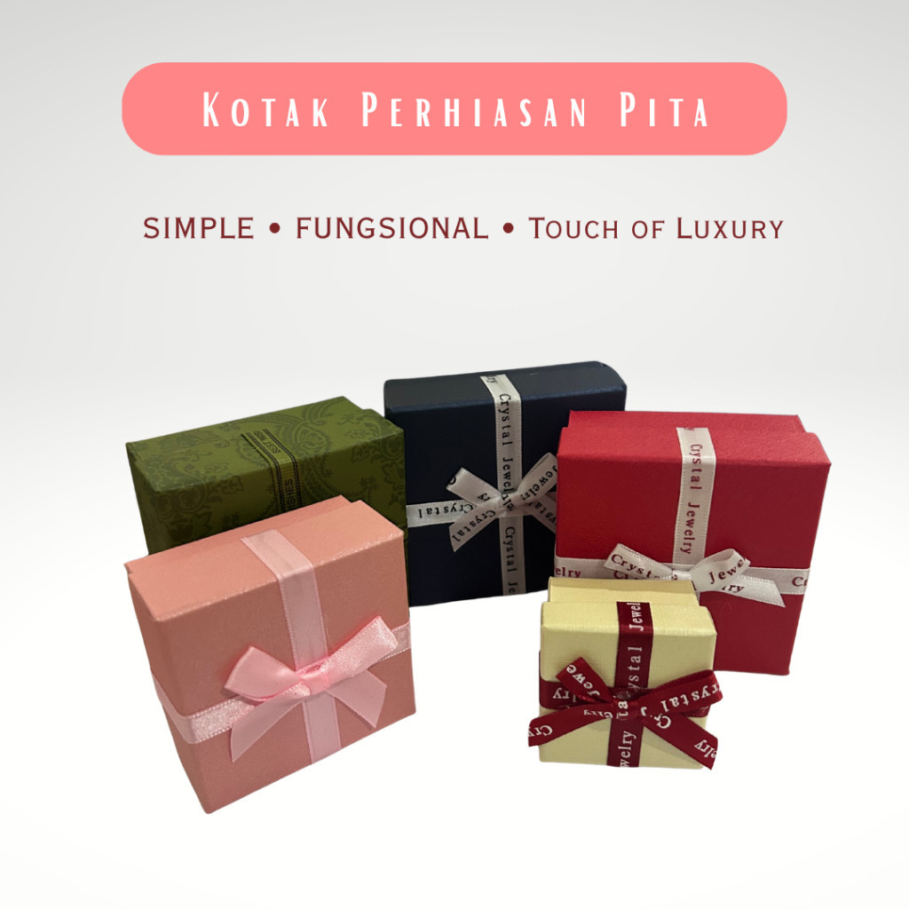 

(BISA COD) Kotak hadiah cantik perhiasan paper box