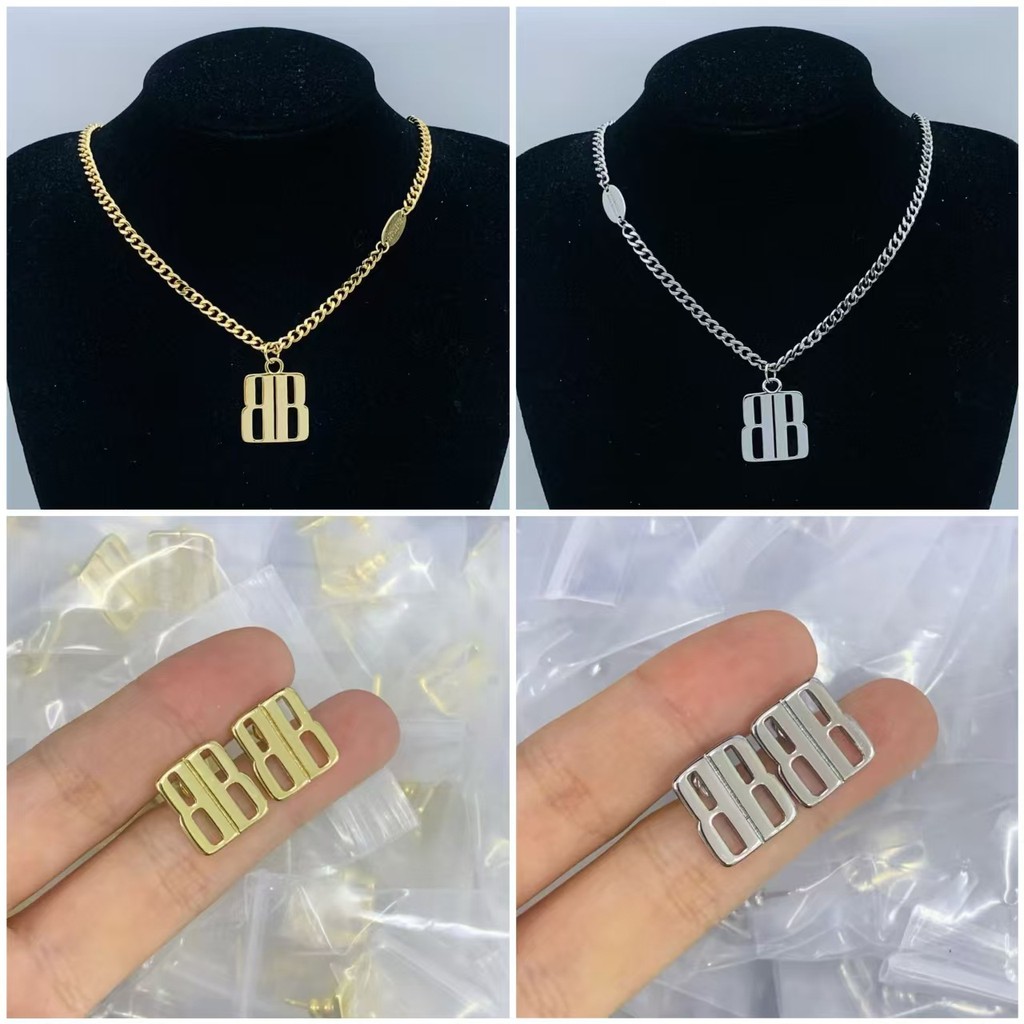 Kalung retro kalung bahan kuningan wanita