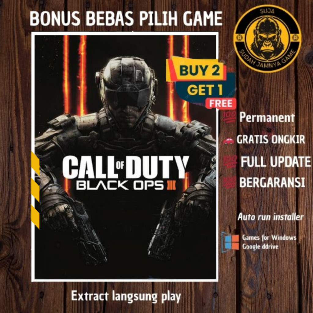 CALL OF DUTY BLACK OPS III ZOMBIES CHRONICLES - GAME PC - GAME LAPTOP - GAME OFFLINE