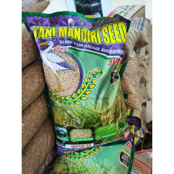Promo Benih Padi Premium Super Seed SS Inpari 32 SS Kemasan 5 kg Premium Bintang Asia - Rukun Tani -