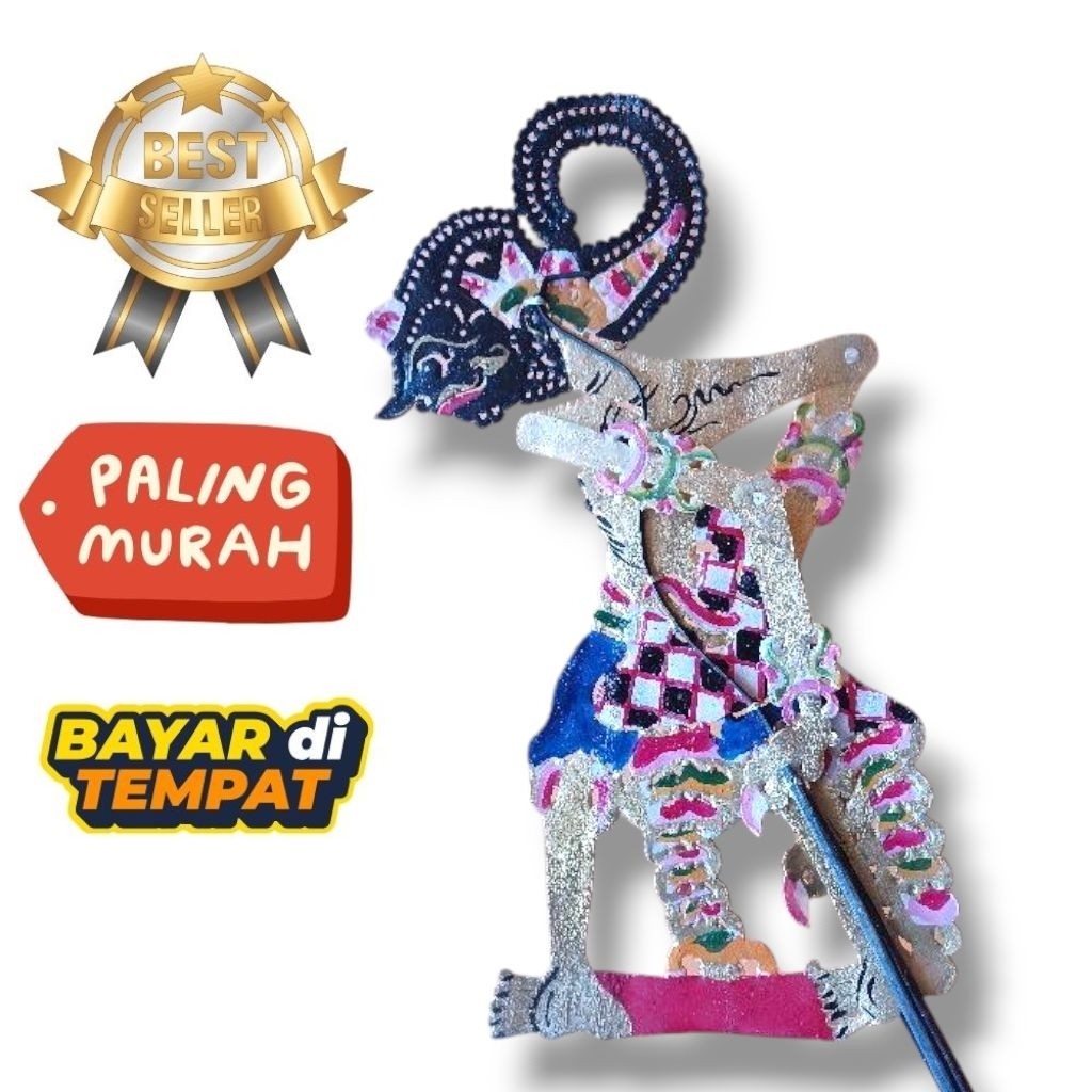 wayang kulit sapi tokoh bima werkudoro