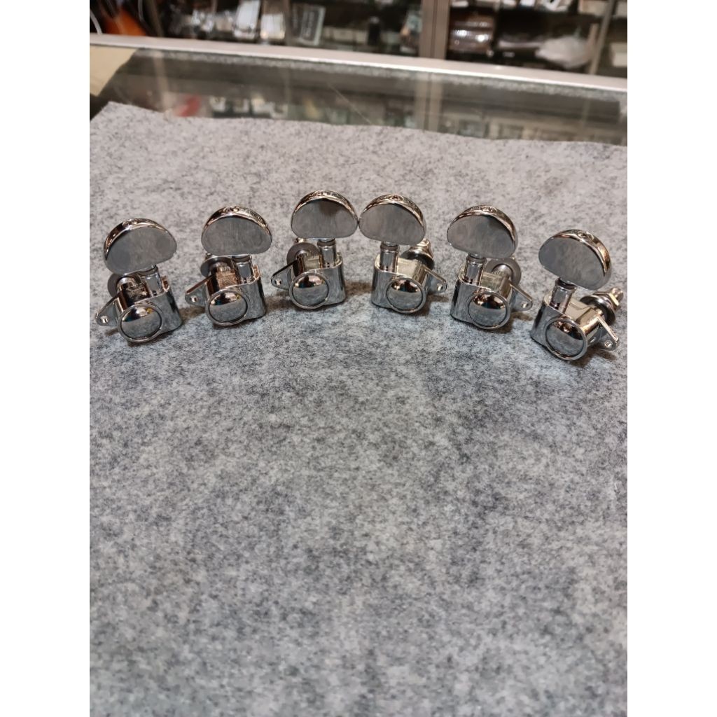 Dryer Gitar Elektrik Akustik Grover Style Set Crhome