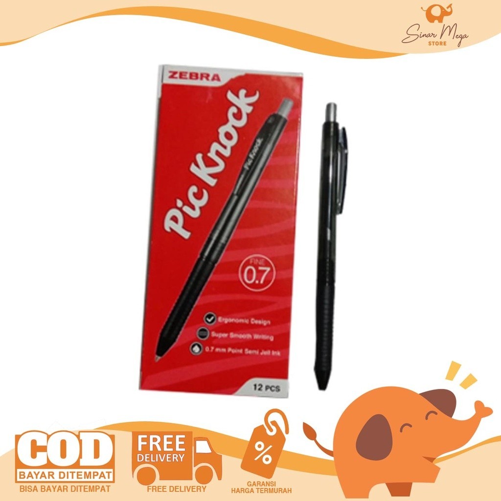 

Zebra Pulpen Pic Knock "Hitam" Murah Bekualitas
