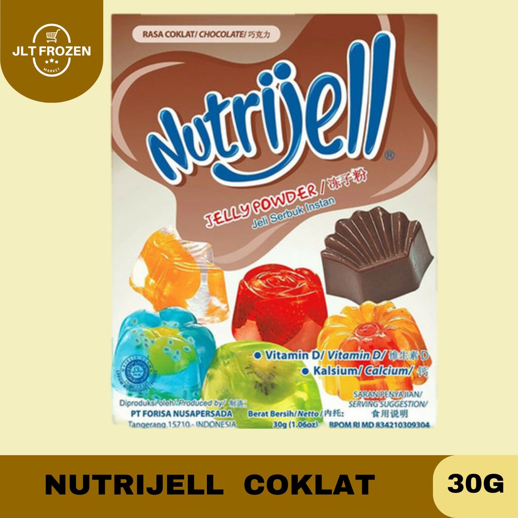 

Nutrijel Reg 24g / 30g - 1 PCS / Rasa Coklat / Dark Choco / Nutrijel Besar