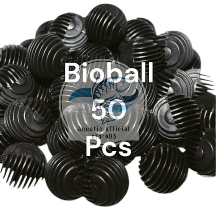 Bioball isi 50 pcs / biobal / bioball / media filter / media filter koi / media filter aquarium / fi