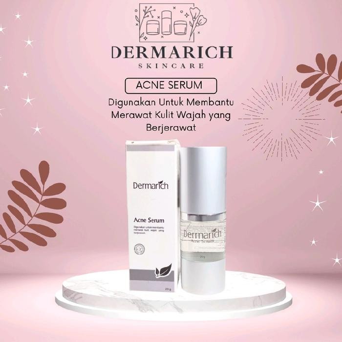 Dermarich Acne Serum Digunakan Untuk Membantu Merawat Kulit Wajah yang Berjerawat