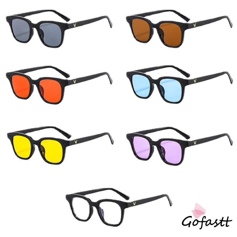 COD Kacamata Hitam Wanita/Pria Warna Permen Kecil Fashion Korea G