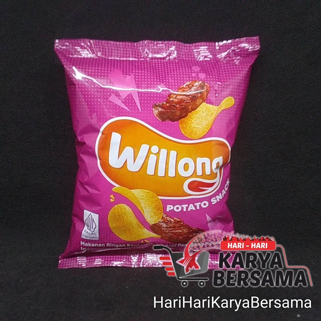 

MAKANAN RINGAN SNACK WILLONG POTATO SAPI PANGGANG 22GR