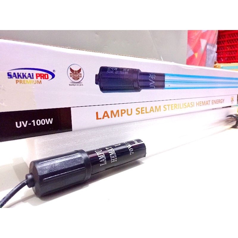 Lampu UV Sakkai Pro 100 Watt - Sterilisasi Air Kolam dan Aquarium