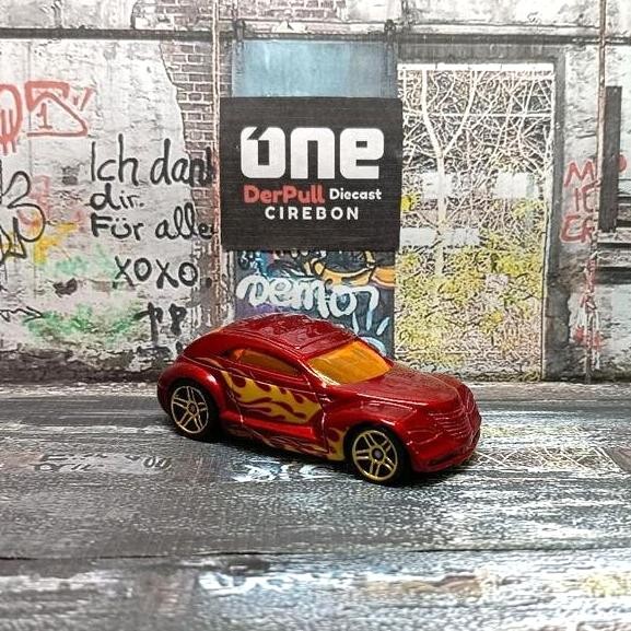 SLK99 hot wheels chrysler pronto merah flame new loose