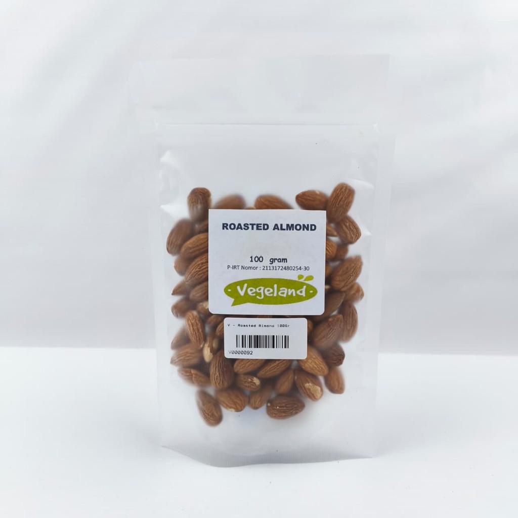 

Vegeland Roasted Almond 100Gr Almond Panggang