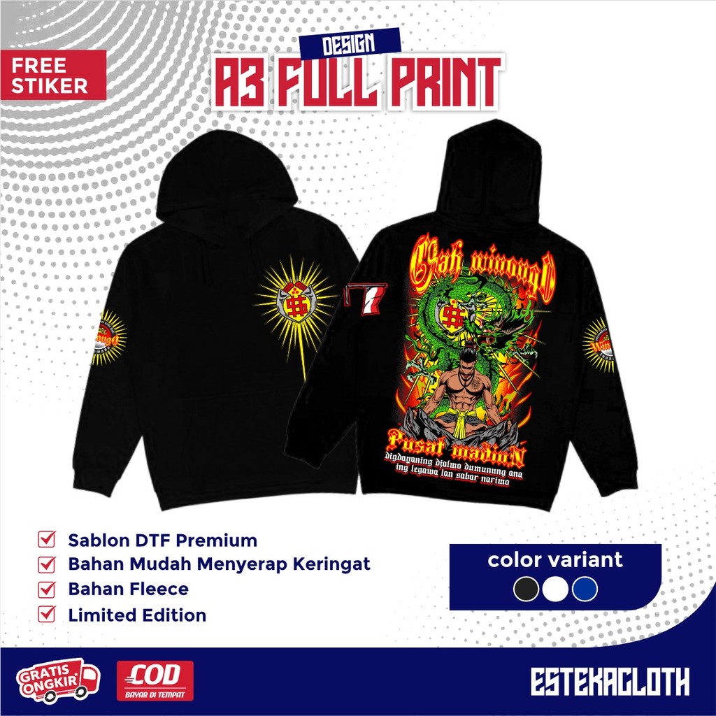 HOODIE PSHW TJAH WINONGO PUSAT MADIUN - JAKET PSHW TERBARU - JAKET SH WINONGO - JAKET HOODIE PSHW SI