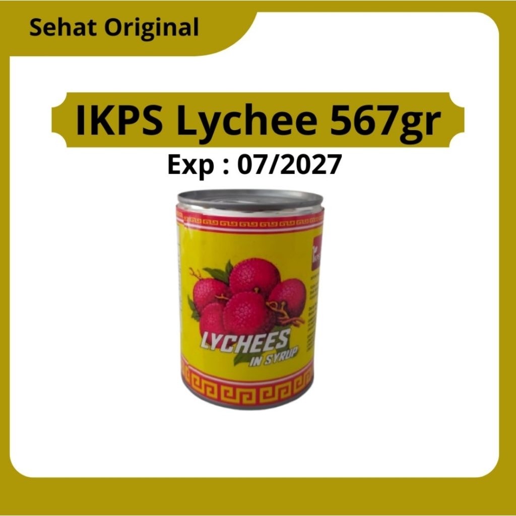 

IKPS Lychee 567gr/Buah Leci Dalam Kemasan/Leci Kaleng