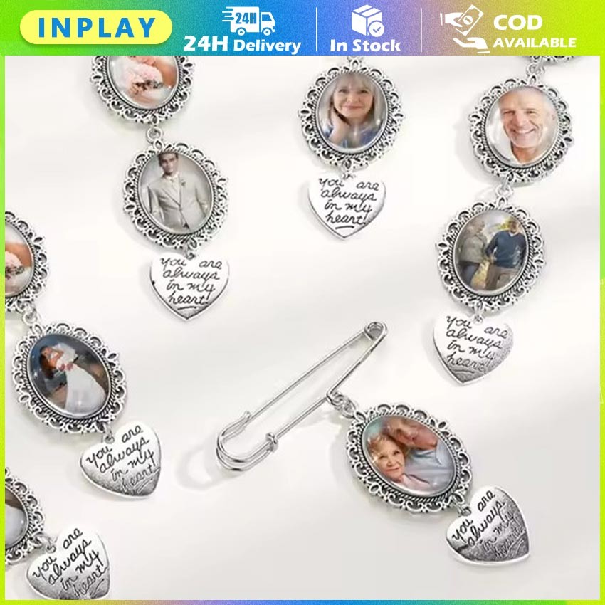 Charm Liontin Foto Custom / Locket Love Stainless Steel Anti Karat / Kalung Personalisasi Nama & Fot