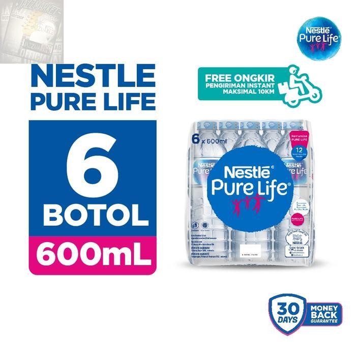 

Air Mineral Nestle Pure Life 600mL - [PAKET ISI 6] / Pure Life / Air Mineral / Air Mineral Botol