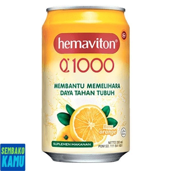 

Hemaviton C 1000 Orange Can 330 ml - Vitamin