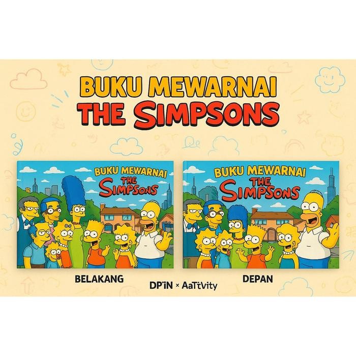 

DpinxAaTivityBuku Gambar Mewarnai [ THE SIMPSONS] Anak Karakter Lucu – Edukasi & Hiburan Kreatif | Buku Aktivitas Belajar Menggambar untuk PAUD TK SD - A4