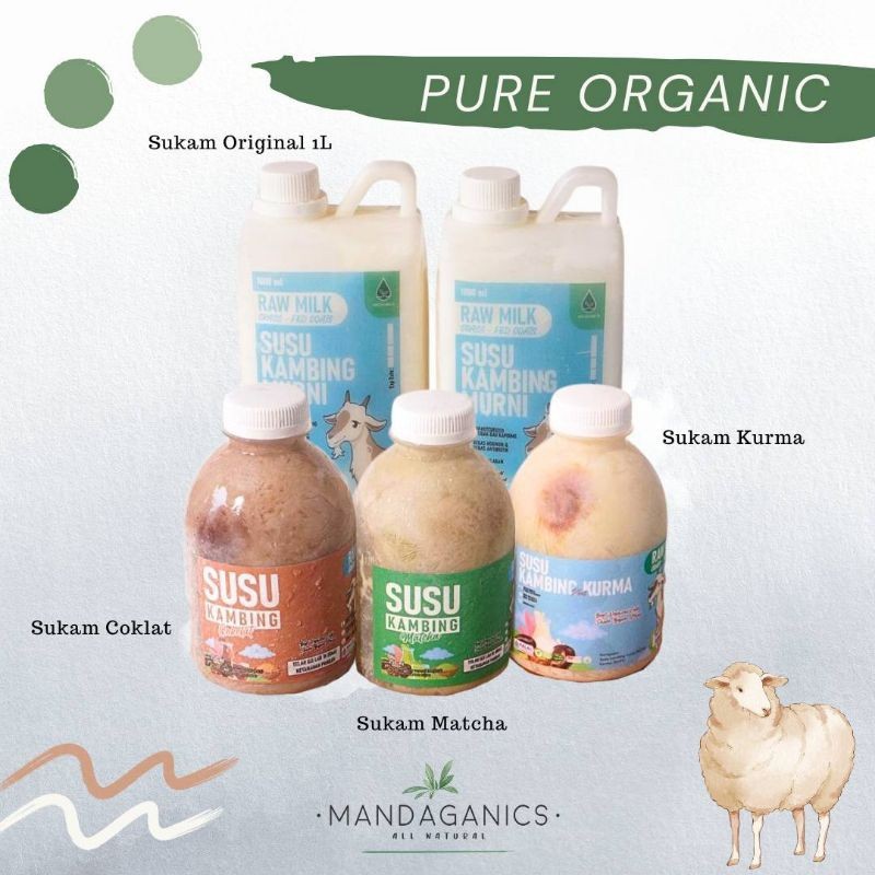 

PURE ORGANIC PREMIUM RAW GOAT MILK | SUSU KAMBING GRASS FED TIDAK BAU PRENGUS | HALAL LAB TEST - Adwa Organic
