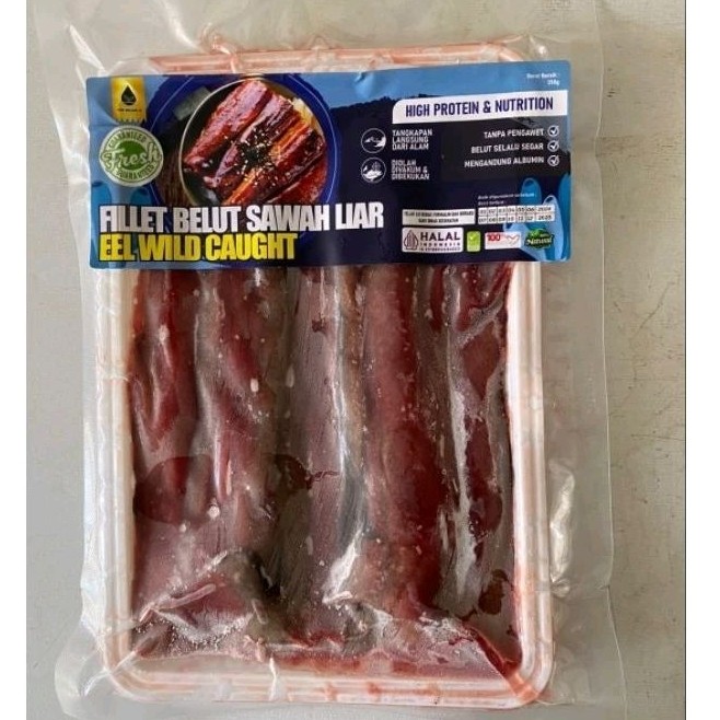 

Belut Fillet Liar Fresh Pure Organic 250 gram - Adwa Organic