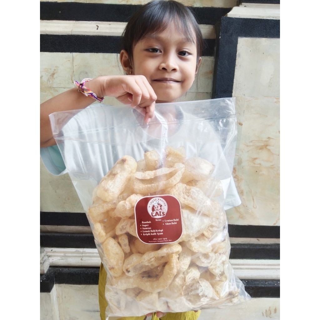

New Kerupuk Rambak Babi (500g)Premium