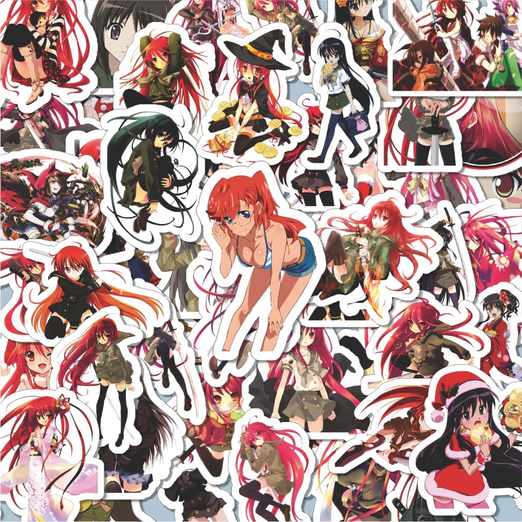 

100PCS Lucu Stiker Anime Series Shakugan No Shana Stiker Aesthetic Stiker Anti Air Stikers Berperekat Waterproof sticker decal buat Motor Helm Buku Journal Koper Casing HP Laptop Botol Minum Hadiah anak