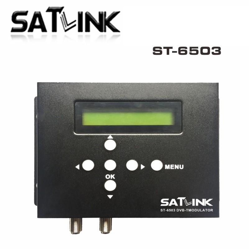 Original Satlink St-6503 Route Dvb-t Av Router Dm Modulator Dvb-t Av Digital Rf Modulator