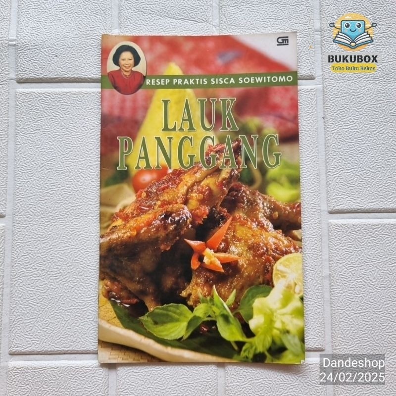 (BEKAS) Lauk Panggang - Resep Praktis Sisca Soewitomo - Buku Resep Makanan  Preloved Original