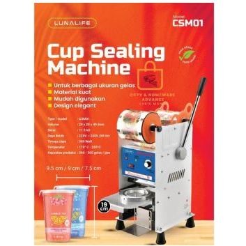 CUP SEALER LUNA LIFE / MESIN PRES CUP