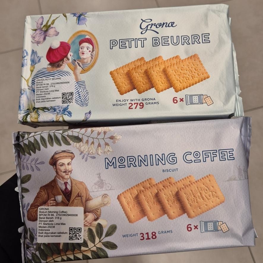 

Grona Petit Beurre 279gr / Morning Coffee Biscuit 318gr