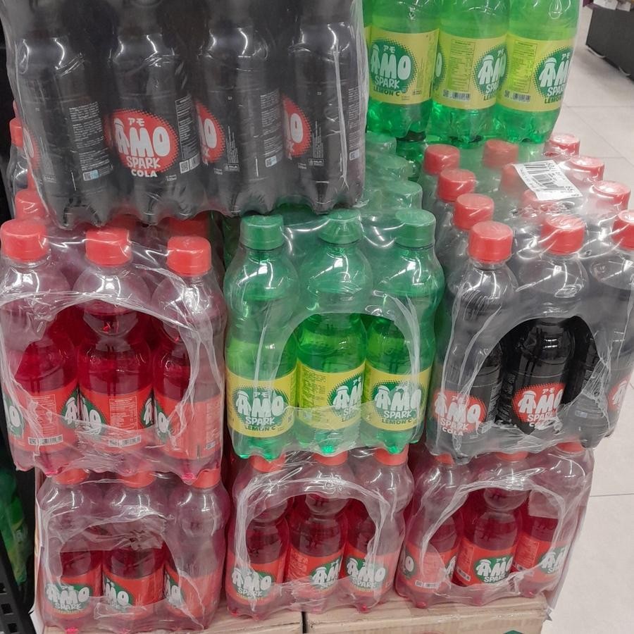 

Amo Minuman Soda Spark Dus ( 12x330ml ) Rasa Strawberry / Lemon / Cola / Mix