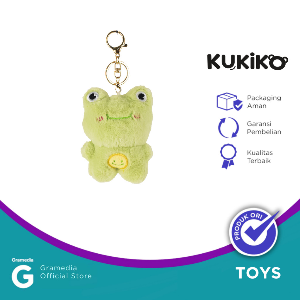 Kukiko Keychain Plush Frog Yx24242
