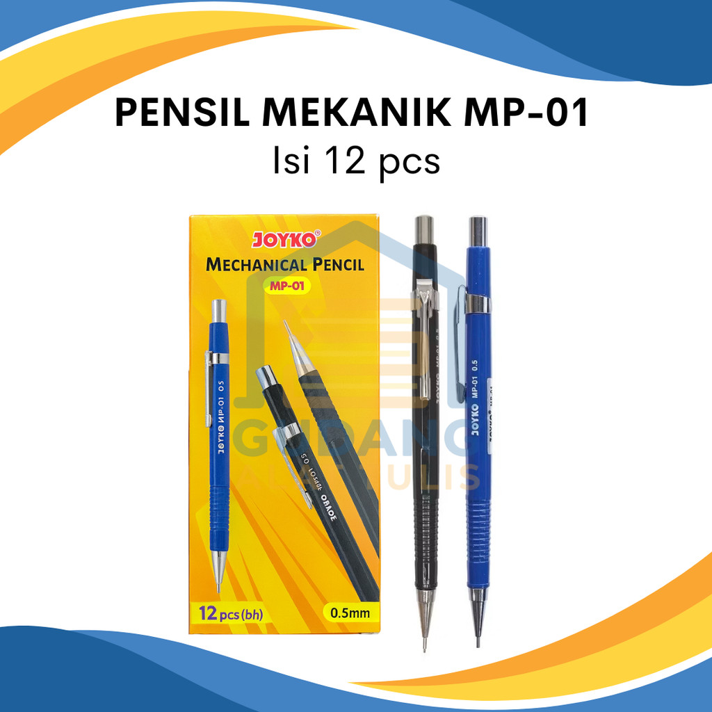 

PENSIL MEKANIK JOYKO MP-01 0.5MM PER LUSIN (12PCS)