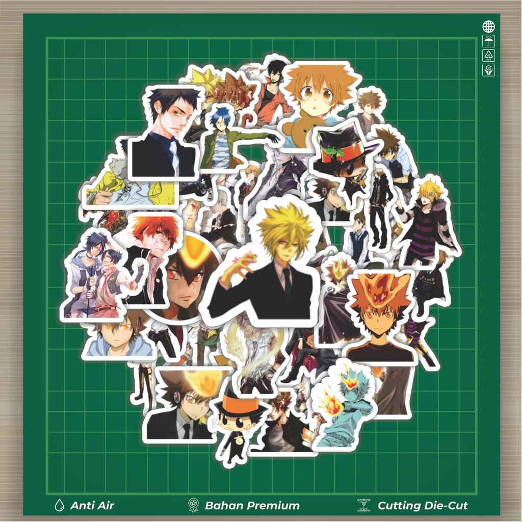 

HOT 50 PCS STIKER Stiker Anime Series Reborn Karakter Mix 2 Stiker Fashion Cars Decal Dingin Kartu Album Custom Vinyl Anti Air- Sticker Aesthetic Buku Journal Koper Casing HP Tablet Laptop Helm Motor Botol Minum