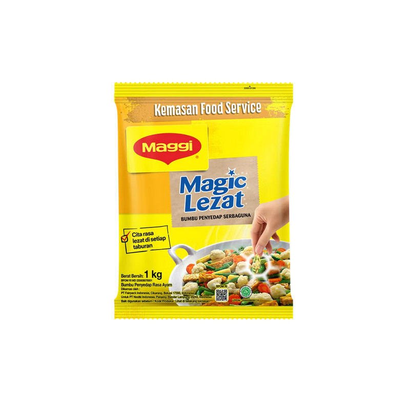 

Nestle MAGGI Magic Lezat 1 kg All-in-One Seasoning – Bumbu Praktis Penyedap Serbaguna Usaha Kuliner resto cafe Halal Distributor resmi