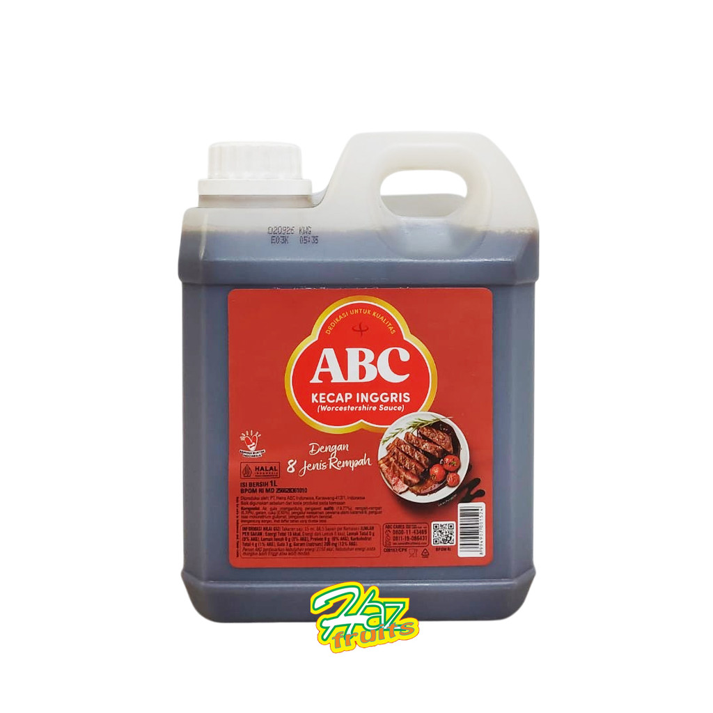 

ABC Kecap Inggris Jerigen 1 Liter - Worcestershire Sauce