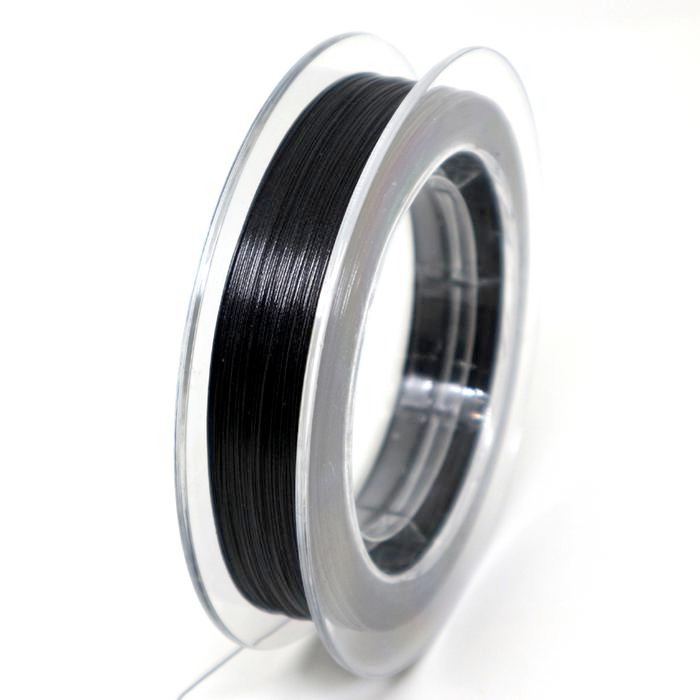 Senar Pancing PE X8 Falcon Uni Cord Nano Crystal Coated 400M - Hitam, PE 1.0