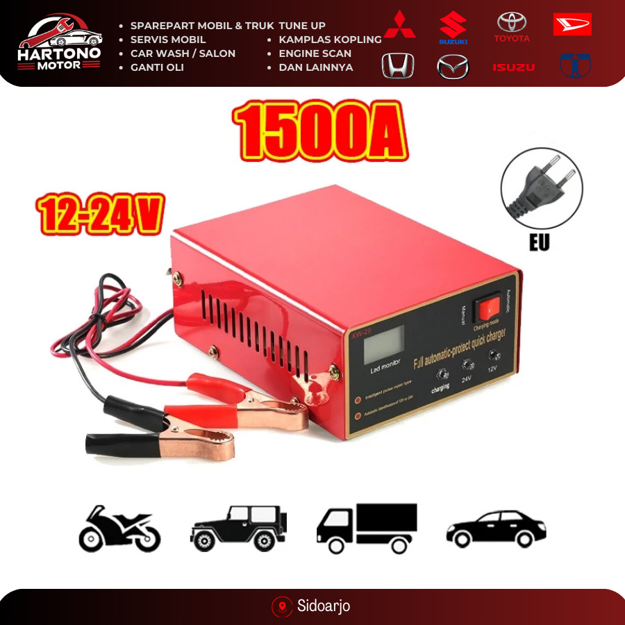 CHARGER AKI MOTOR MOBIL/OTOMATIS ACCU KERING DAN BASAH LEAD ACID/BATTERY CHARGER AUTO CHARGER AKI/CA